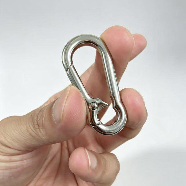 Premium Lobster Clasp 45mm Silver, 2-Piece Set, VC020-45, Hook Hardware for Bags and Leathercraft