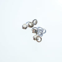 ハトメ 鳩目 穴径5mm 100個入　 VC0002  両面ハトメ  セット 打ち具 キット サンコッコー レザークラフト 鳩目 カーテン 両面 パンチ 間仕切り レジャーシート 初心者 帆布 クラフト金具 付け方 DIY 革手芸 金具 パーツ アイレット 手作り 靴 文具 バッグ DIY 書類とじ 穴
