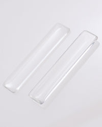 Glass cabochon, rectangle, approx. 60*13mm, 5 pieces, VCG7-60