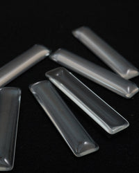 Glass cabochon, rectangle, approx. 60*13mm, 5 pieces, VCG7-60