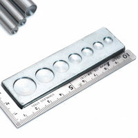 クラフト工具 打ち台 穴径約6,7,8,9,10,12,15mm 7サイズIN1 VC0030
