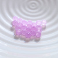 丸玉フロスト アクセサリーパーツ 両穴 直径8mm VC0095