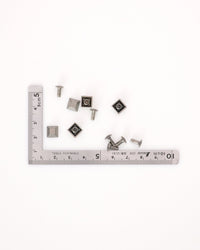 クラフト金具 飾り バネボタン カシメパーツ 8㎜X8㎜ VC156-13