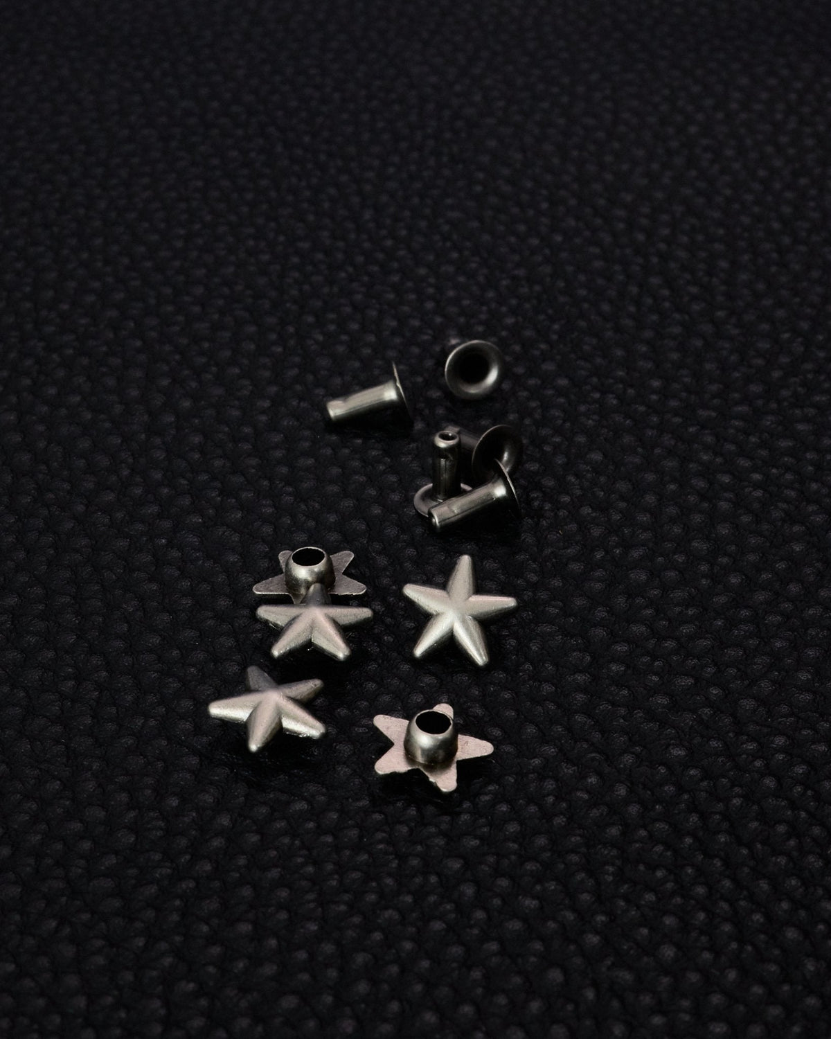 クラフト金具 飾り バネボタン カシメパーツ 9.5㎜ 星 VC156-6