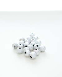 コトンパール風 樹脂パール 直径6mm 両穴 VC0103