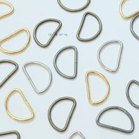 Dカン 内径13mm 40個入り 鉄製 VC0087-13 | バッグ・レザークラフト用金具