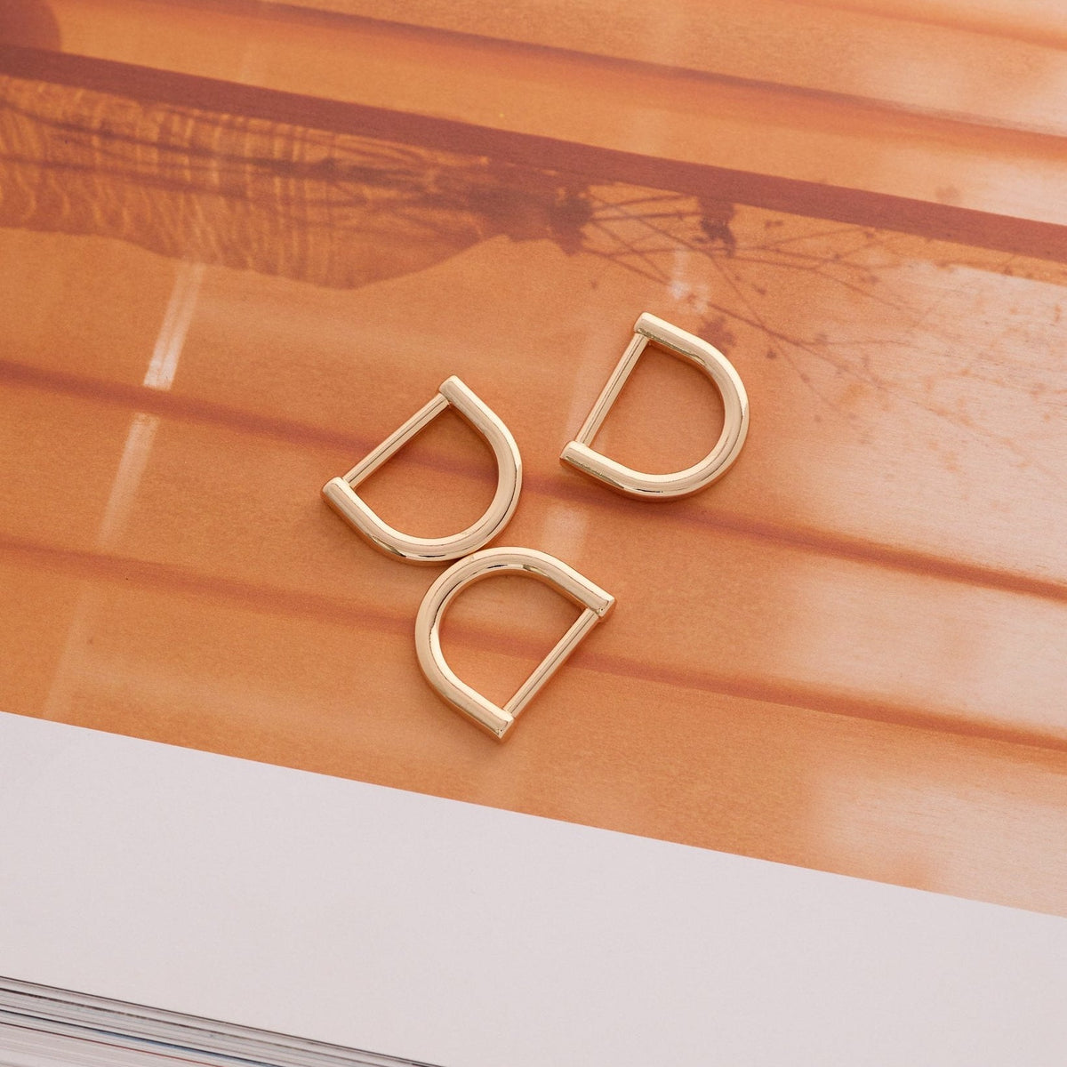 D-Ring, 2 pcs | Connector Hardware for Handmade Bags/Pouches VC0212LG