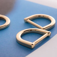 D-Ring, 2 pcs | Connector Hardware for Handmade Bags/Pouches VC0212LG