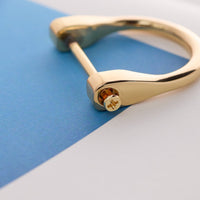 Screw-in D-ring, 2-pack | Hardware for handmade bags and pouches VC0213LG