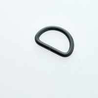 D-ring, black, pack of 10 | Hardware for handmade bags and leathercraft VC0243