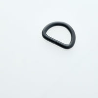 D-ring, black, pack of 10 | Hardware for handmade bags and leathercraft VC0243