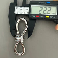 Carabiner for Luxury Bags VC0064-7 S-Shaped Spring Hook 64.7mm | Metal Hardware | For Bags and Shoulder Straps