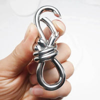 Carabiner S-Shaped Spring Hook for Luxury Bags 74mm VC0750 | Metal Hardware | For Bags/Shoulder Straps