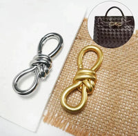 Carabiner S-Shaped Spring Hook for Luxury Bags 74mm VC0750 | Metal Hardware | For Bags/Shoulder Straps