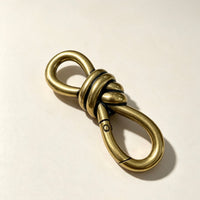 Carabiner S-Shaped Spring Hook for Luxury Bags 74mm VC0750 | Metal Hardware | For Bags/Shoulder Straps