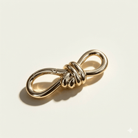 Carabiner S-Shaped Spring Hook for Luxury Bags 74mm VC0750 | Metal Hardware | For Bags/Shoulder Straps